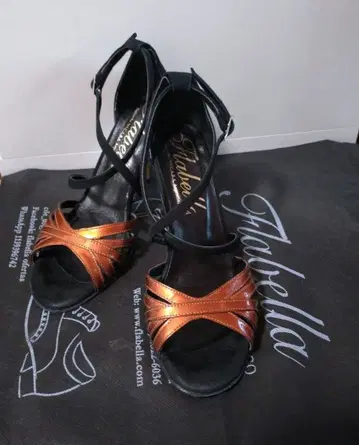 Flabella 탱고 슈즈 블랙/브라운