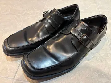 REGAL 27.0cm 블랙 비즈니스 슈즈 버클 포함