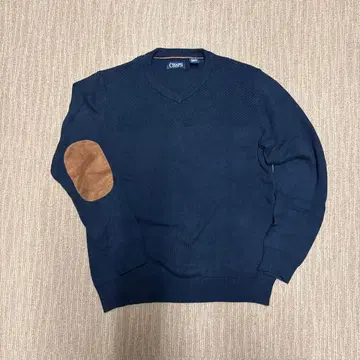 CHAPS 엘르 엘보 패치 하찌 니트