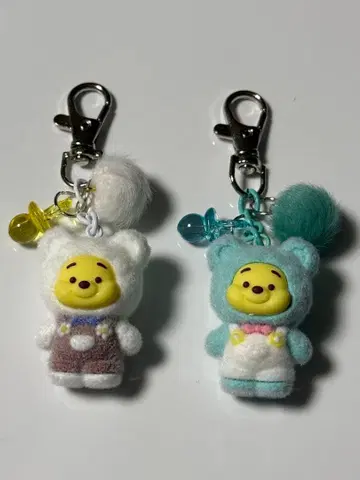 푸 플로키 마스코트 키링 세트