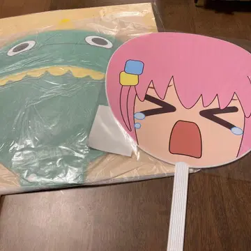 [ 정가 4950엔 ] 2세트 봇치 더 록 부채와 부채 커버 보자로