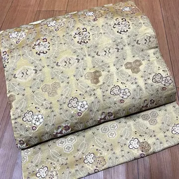 전통 패턴 길상 문양 9촌 나고야 오비 세미 포멀 ~ 앤티크 기모노 등에