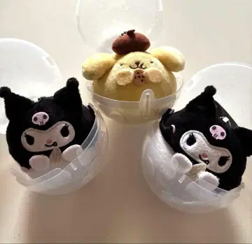 미개봉 새상품 산리오 캐릭터즈 타베스기마시테 - 폼폼푸딩 쿠로미