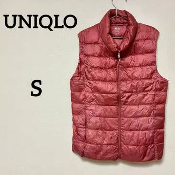 UNIQLO 유니클로 울트라 라이트 다운 베스트 S 사이즈 빨간색 계열