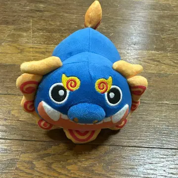 오키나와 한정판 시사 복권 파랑 시사 봉제 인형