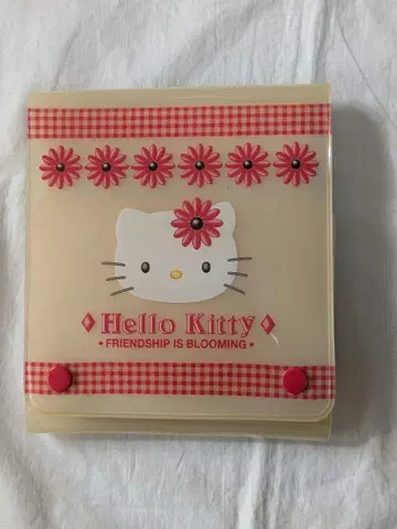 헬로키티 꽃무늬 CD 케이스 헤이세이 레트로