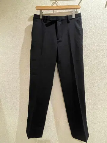 스트레치 울 슬림 핏 팬츠 블랙 허리 76cm UNIQLO