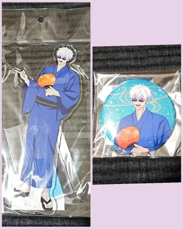 주술회전 하나야시키 아크릴 스탠드&캔뱃지 고죠 사토루