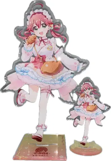 나루토 타이야키혼포 x 사쿠라 미코 아크릴 스탠드 2개 세트