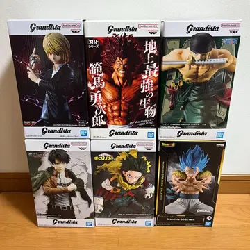 Grandista 프라이즈 피규어 6체 세트 묶음 판매 크라피카 유지로