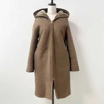 정가 40만 theory 무스탕 코트 양가죽 리버서블