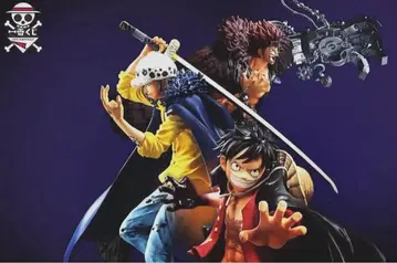 원피스 제일복권 피규어 오니가시마 루피, 로우, 키드 3체 세트