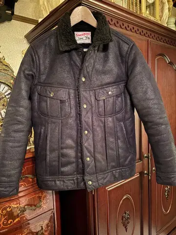 리 스톰 라이더 쉽스 제트 블루 별주 보아 안감 페이크 무스탕 S