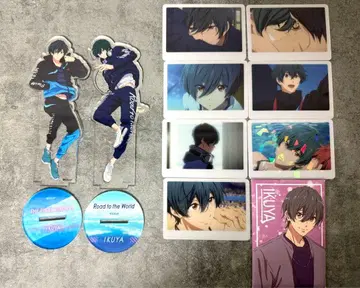 Free! 키리시마 이쿠야 아크릴 스탠드 + 미니 포토 카드