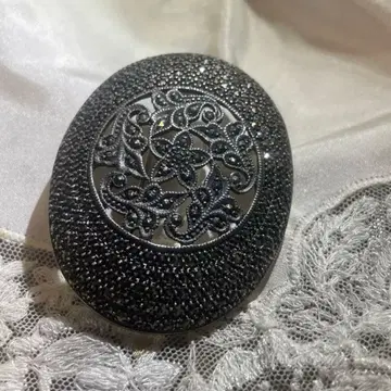 마카사이트 앤티크 브로치 펜던트 탑