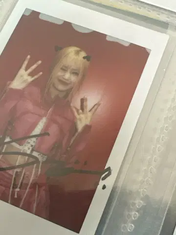 [판매] 프로미스나인 송하영 슈퍼소닉 싸폴/싸인 폴라로이드