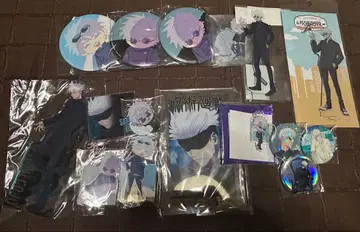 주술회전 고죠 사토루 굿즈 캔뱃지 아크릴 스탠드