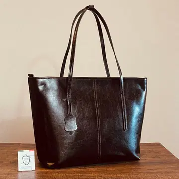 토트백 천연 가죽 핸드백 남성용 가방 비즈니스 소가죽 A4 사이즈