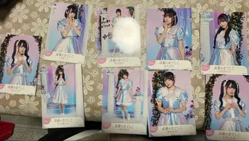 타카네노 나데시코 아이돌 사진 세트 9장 호시야 미라이 사인 포함