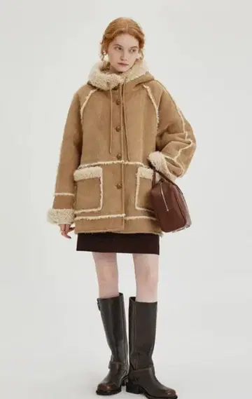 fano studios 무스탕 코트