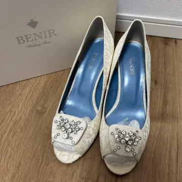 BENIR 24.5cm 7cm 힐 웨딩 신발