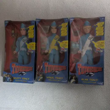 썬더버드 토킹 피규어 3개 쇼와 레트로 미개봉