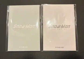 SnowMan popup 한국 포토 카드 A B 아베 료헤이