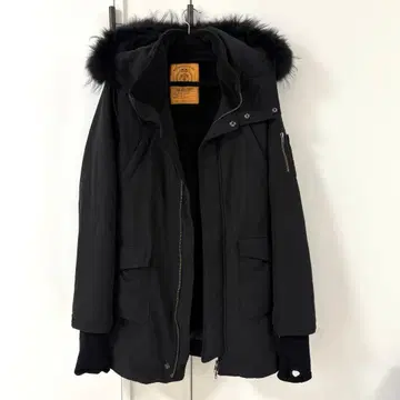 SLY 후드 부착 코트 사이즈 1 블랙 속기모 보아