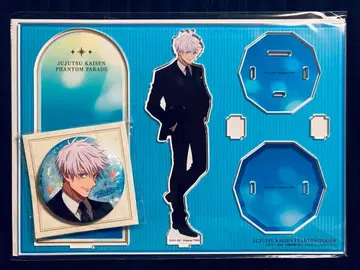 주술회전 환영야행 본점 팬파레 디오라마 아크릴 스탠드 캔뱃지 고죠 사토루