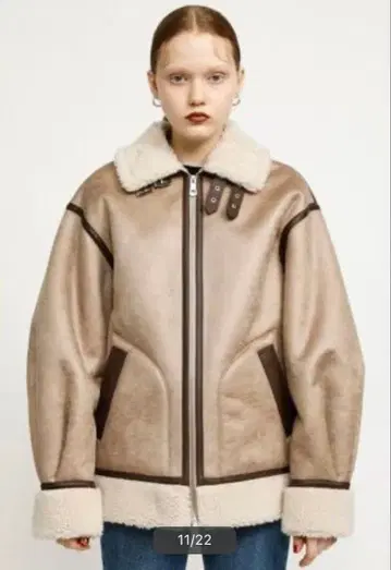 SLY 무스탕 코트 사이즈 1