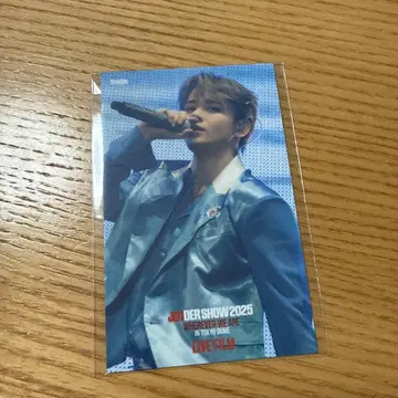 JO1DER SHOW 2025 LIVE FILM 포토 카드 츠루보 시온