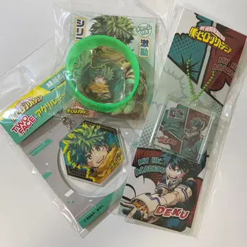 히로아카 히로아카 페어 아크릴 키링 실리콘 밴드 미도리야 이즈쿠