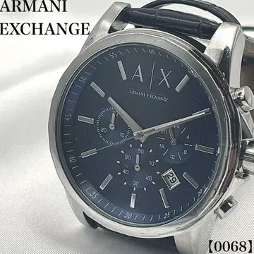 작동 아르마니 익스체인지 손목시계 남성용 쿼츠 크로노 y2k 68