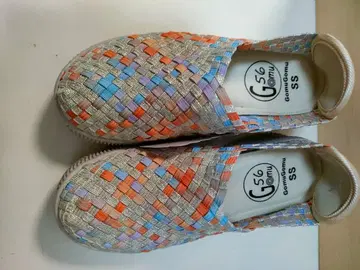 GomuGomu 뜨개질 통굽 신발 SS 멀티 컬러