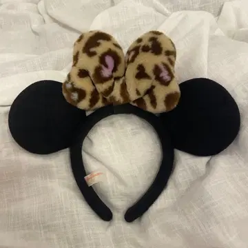 디즈니 머리띠 레오파드 무늬