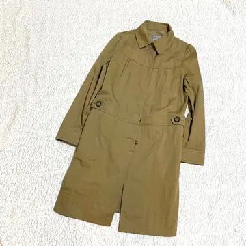 레이빔즈 스프링 코트 카키 코튼 100%