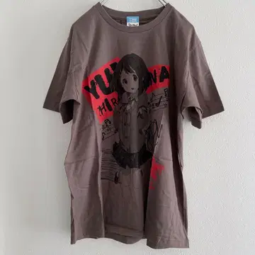 케이온! T셔츠 L사이즈 카키후라이