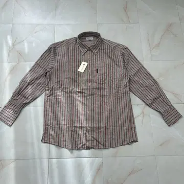 [ 심플 라이프 ] 새상품 텐셀 혼방 스트라이프 셔츠 L 캐주얼 비즈니스