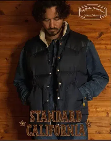 STANDARD CALIFORNIA 네이비 다운 베스트