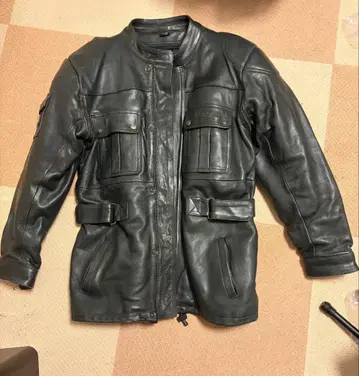 Belstaff 블랙 가죽 자켓