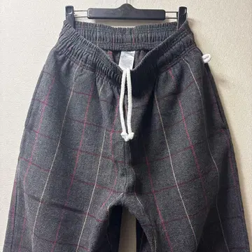 COOKMAN 셰프 팬츠 울 믹스 헤링본 이지 와이드