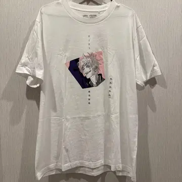 주술회전 고죠 천상천하 유아독존 UT 미사용 XL UNIQLO 유니클로