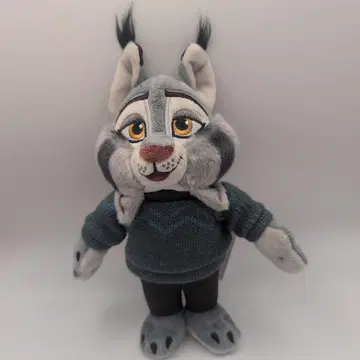 디즈니 스토어 주토피아2 봉제 인형 키링 키체인 파우버트