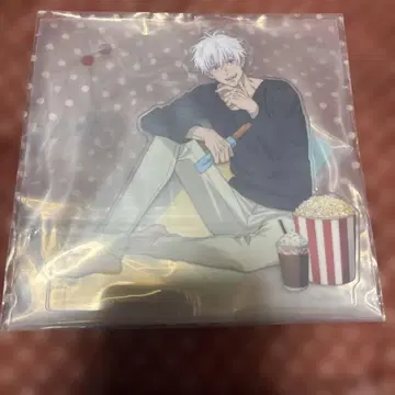 주술회전 럭키 쿠지 고죠 사토루 캔 배지 & 아크릴 스탠드