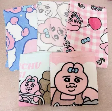 빤쮸토끼 타월 5종 세트 시마무라