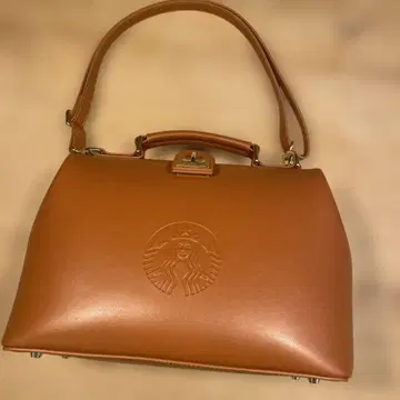 Starbucks 브라운 핸드백