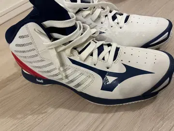 새상품 추가 가격 인하! 미착용 Mizuno 농구화 화이트/네이비/레드