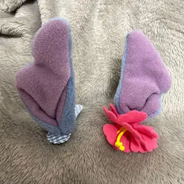 스티치 귀 헤어핀 패치 머리띠 디즈니 리조트 랜드