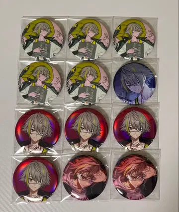 에이트리 18TRIP 화이트 빛 류이 캔뱃지 12개