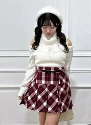 Rilly emulie 오프숄더 니트
